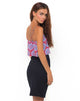 Immagine di Motel Slip Cami Crop in Mandala Red