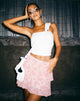 immagine di Camila Mini Skirt in Butterfly Pink Flock
