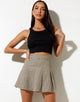 Immagine di Carga Mini Gonna in Check Brown Cream