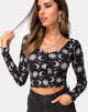 Immagine di Carla Crop Top in Moonlight Black