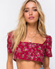 Immagine di Cavazza Crop Top in Soheila Floral