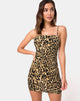Immagine di Cinelle Bodycon Dress in Leopard