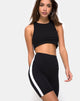 Immagine di Cirst Short in nero con strisce bianche