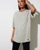 Immagine di Cocoon Tee in Ecrù Angelo Label Embro