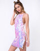 Immagine di Colete Slip Dress in Opal Unicorn Sequin Pink