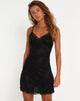 immagine di Coline Mini Dress in pizzo nero