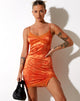 Immagine di Coti Bodycon Dress in Rose Flock Tangerine