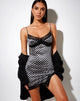Immagine di Coti Bodycon Dress in Dogtooth diagonale