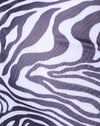 Wavey Zebra bianco e nero con pizzo