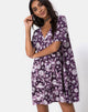 Immagine di Crosena Swing Dress in Viola Zodiac