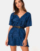 Immagine di Crosena Dress in Satin Rose Navy