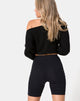 Immagine di Cycle Short Nero No Angel Embroidery