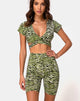 Immagine di Cycle Short in Zebra Fluro Green
