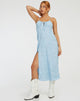 Immagine di Cypress Midi Dress in Ditsy Rose Blu