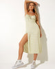 Immagine di Cypress Midi Dress in salvia check