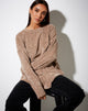Immagine di Dad Jumper in ciniglia Taupe