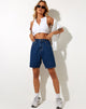 Immagine di Dad Denim Short in Classic Blue