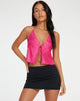 immagine di Dama Crop Top in rosa caldo