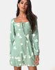Immagine di Danila Dress in Mono Flower Green
