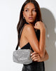 Immagine della borsa a tracolla Darcey in nero diamante