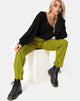 Immagine dei pantaloni Dastan in percalle medio giallo