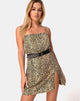 Immagine di Datista Slip Dress in Rar Leopard Brown
