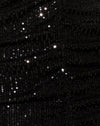 Drappo di paillettes nero