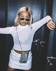 Immagine di Rhala Crop Top in rete bianca