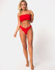 Immagine di Effie Bikini Bottom Red Rib