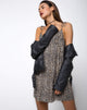 Immagine di Elgia Slip Dress in Rar Leopard Brown