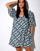Immagine di Elna Babydoll Dress in Aster Blue