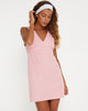 immagine di Eluned Mini Dress in Gingham Rosa