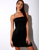 Immagine di Enif Slip Dress in raso Ditsy Rose Nero