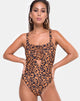 Immagine di Evita Swimsuit in Burn Out Leopard