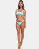 Immagine di Febe Bikini Bottom in Mini Rib Mint