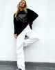 Immagine di Lulees Jumper in maglia nera Cherub Ivory