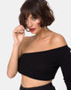 Immagine di Fiax Top in Rib Black