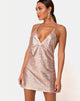 Immagine del vestito Ringo Finn in paillettes rosa