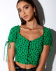 Immagine di Flaba Top in Dainty Daisy Verde