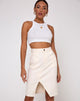 Immagine di Flasa Midi Skirt in Ecrù