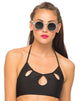 Immagine di Motel Flux Top bikini lungo in nero