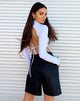 Immagine di Quelia Crop Top in White Saint Embro