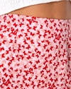 Farfalla Ditsy Pesca e Rosso