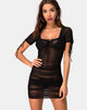 Immagine del vestito Galia in rete nero