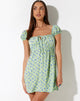 immagine di Galova Mini Dress in Lime Floral