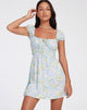 immagine di Galova Mini Dress in Washed Out Pastel Floral