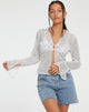 immagine di Gedza Top in argento con paillettes