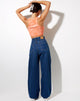 Immagine di Givas Crop Top in tangerine tie dye
