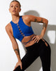 Immagine di Giwta Crop Top in lycra Cobalt
