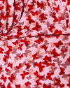 Farfalla Ditsy Pesca e Rosso